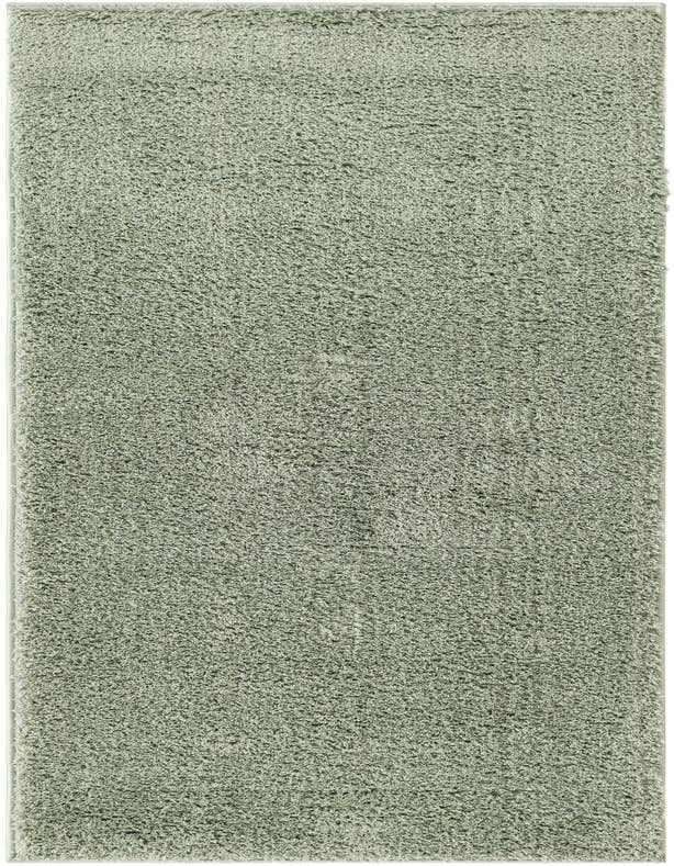 Detail image of 2' x 6' 9 Solid Shag Runner Rug