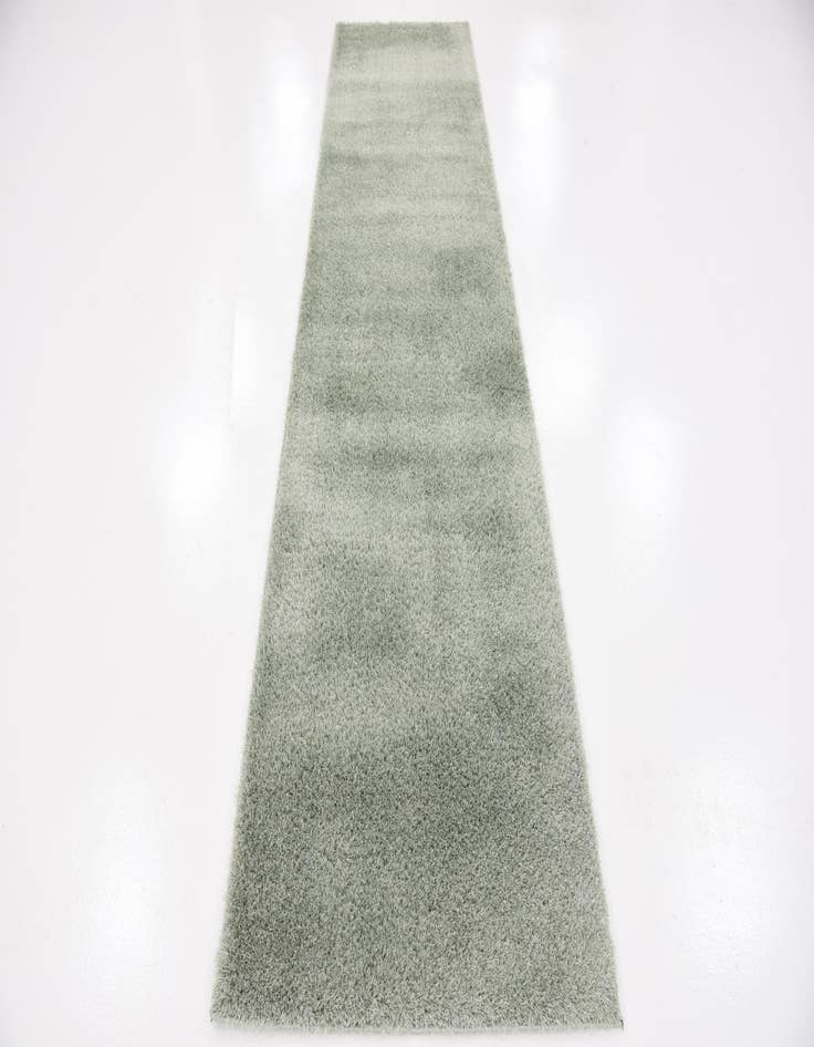 Detail image of  2' 7 x 10' Studio Solid Shag Runner Rug