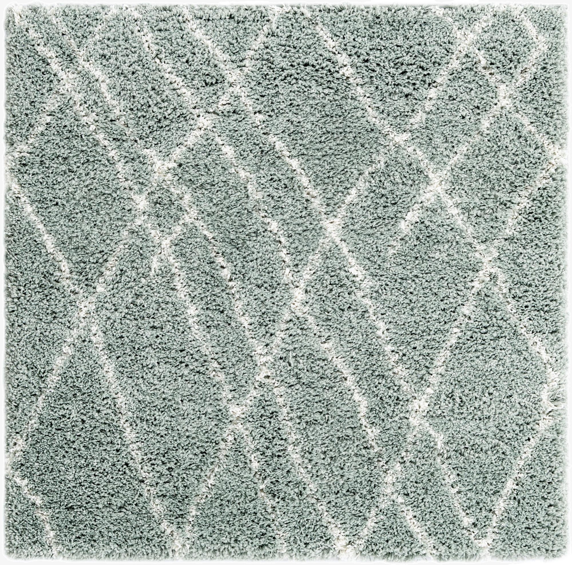 4' x 4' Soft Touch Shag Square Rug