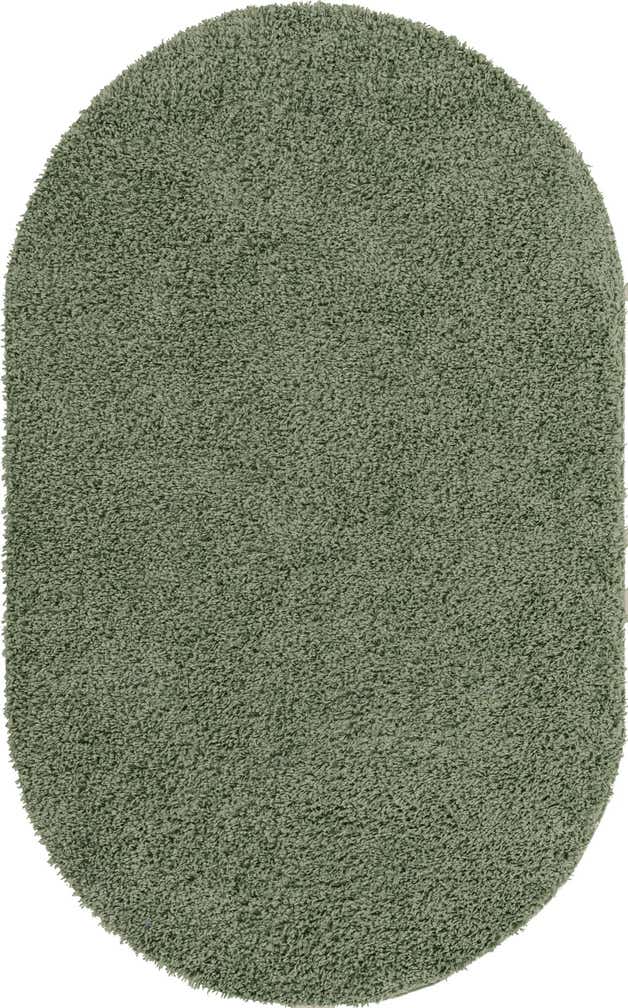 5' 3 x 8' Zermatt Shag Oval Rug