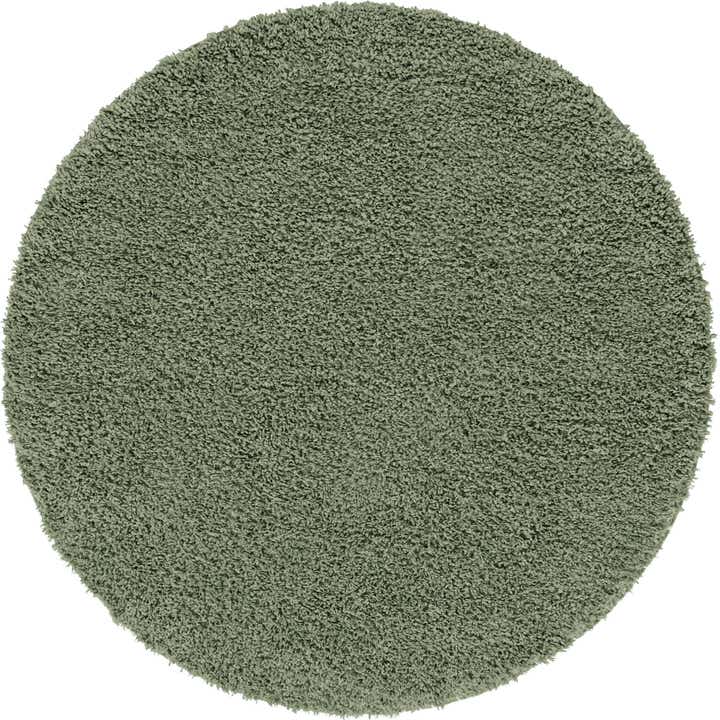 7' 10 x 7' 10 Zermatt Shag Round Rug
