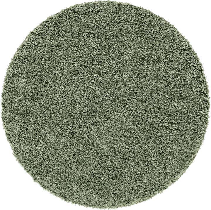 4' x 4' Zermatt Shag Round Rug