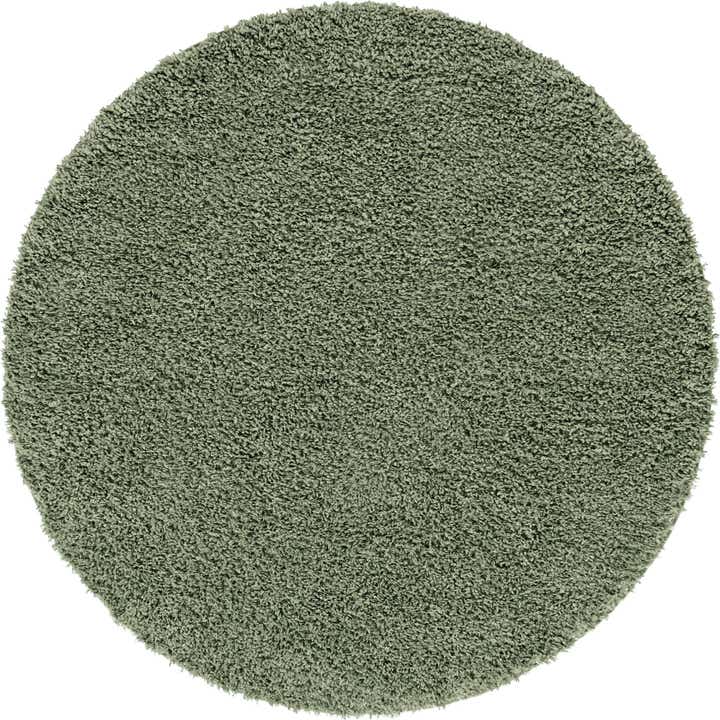 5' 3 x 5' 3 Zermatt Shag Round Rug