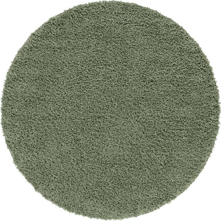 6' x 6' Zermatt Shag Round Rug