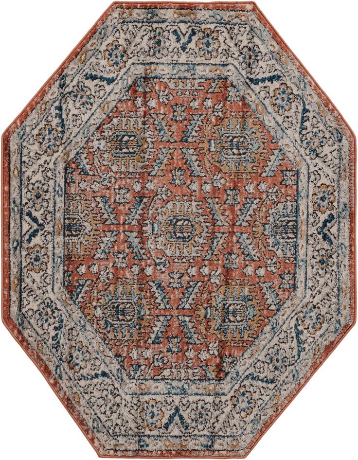 Detail image of 4' x 4' Nyla Octagon Rug
