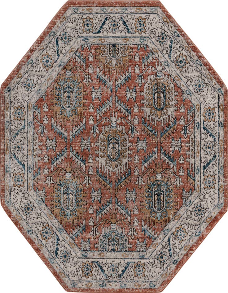 Detail image of 7' x 7' Nyla Octagon Rug