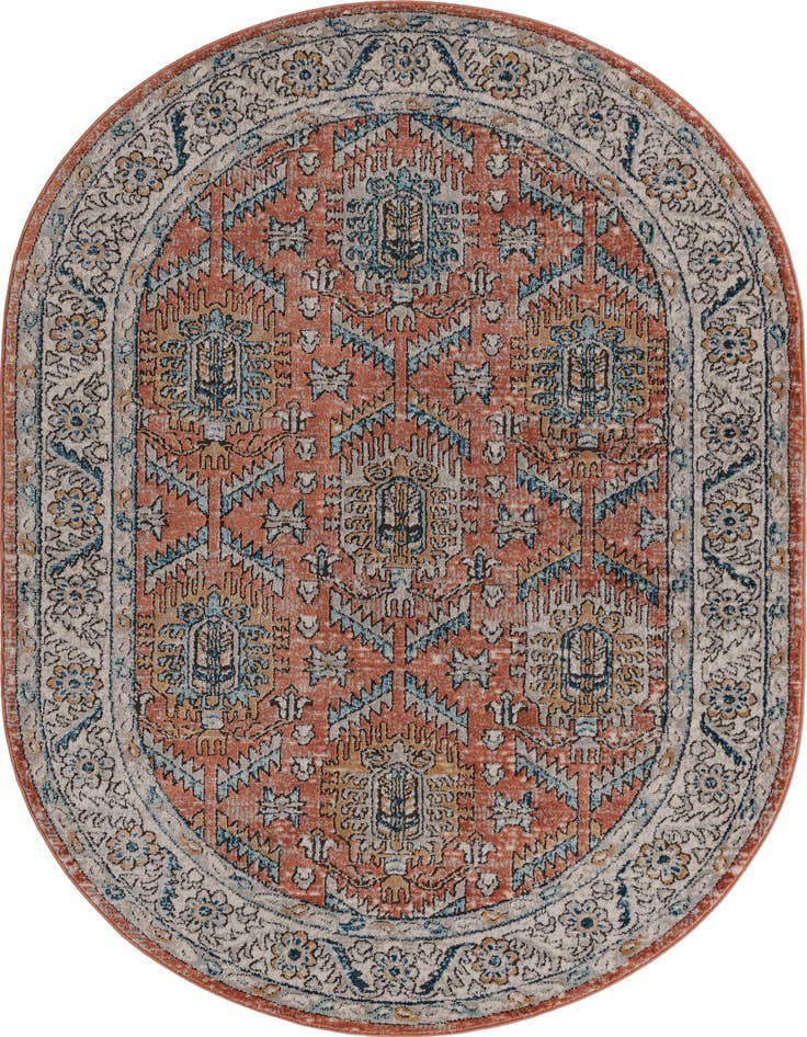Detail image of 5' 3 x 8' Nyla Oval Rug