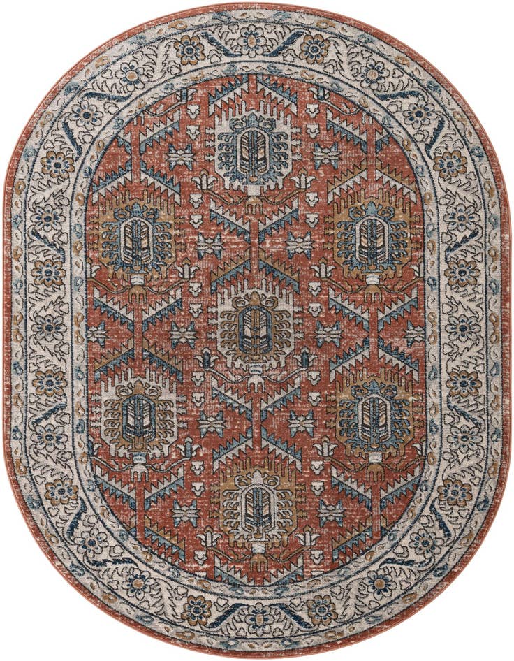 Detail image of 6' x 9' Nyla Oval Rug