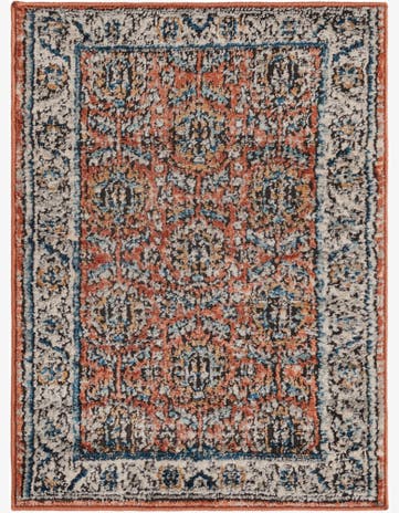 Salmon Pink Nyla Rug