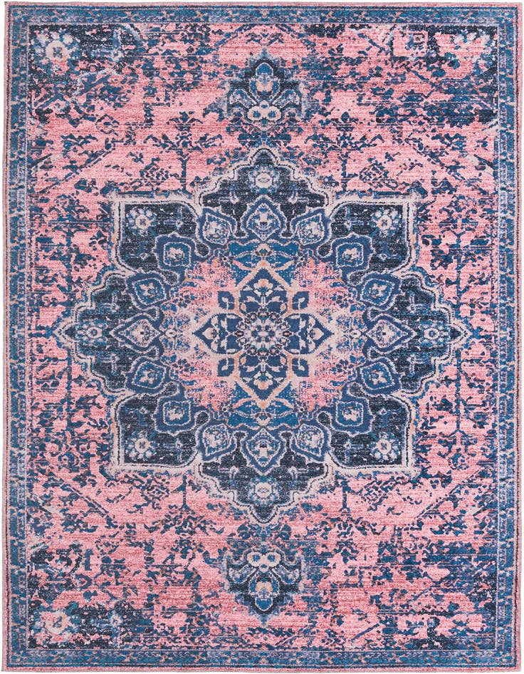 Detail image of 7' 10 x 11' Washable Renaissance Rug