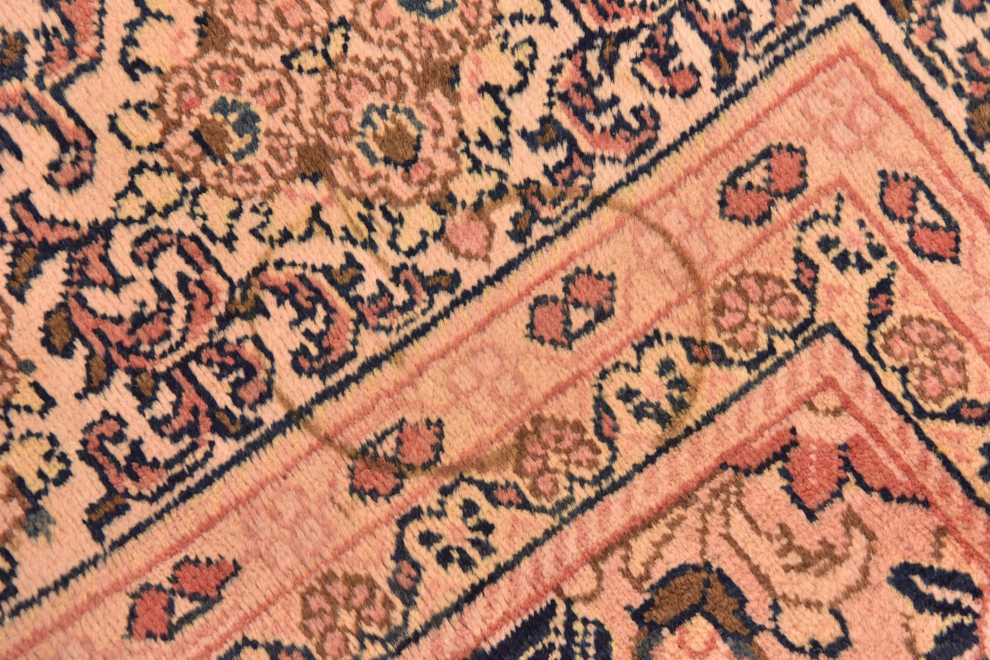 10' 6 x 13' 9 Hand Knotted Sarough Persian Wool Rug