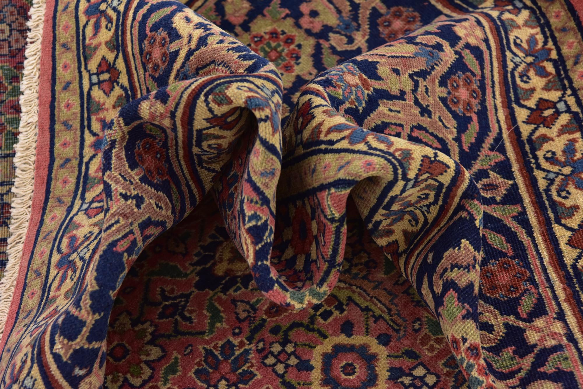 8' 6 x 11' 4 Hand Knotted Sarough Persian Wool Rug