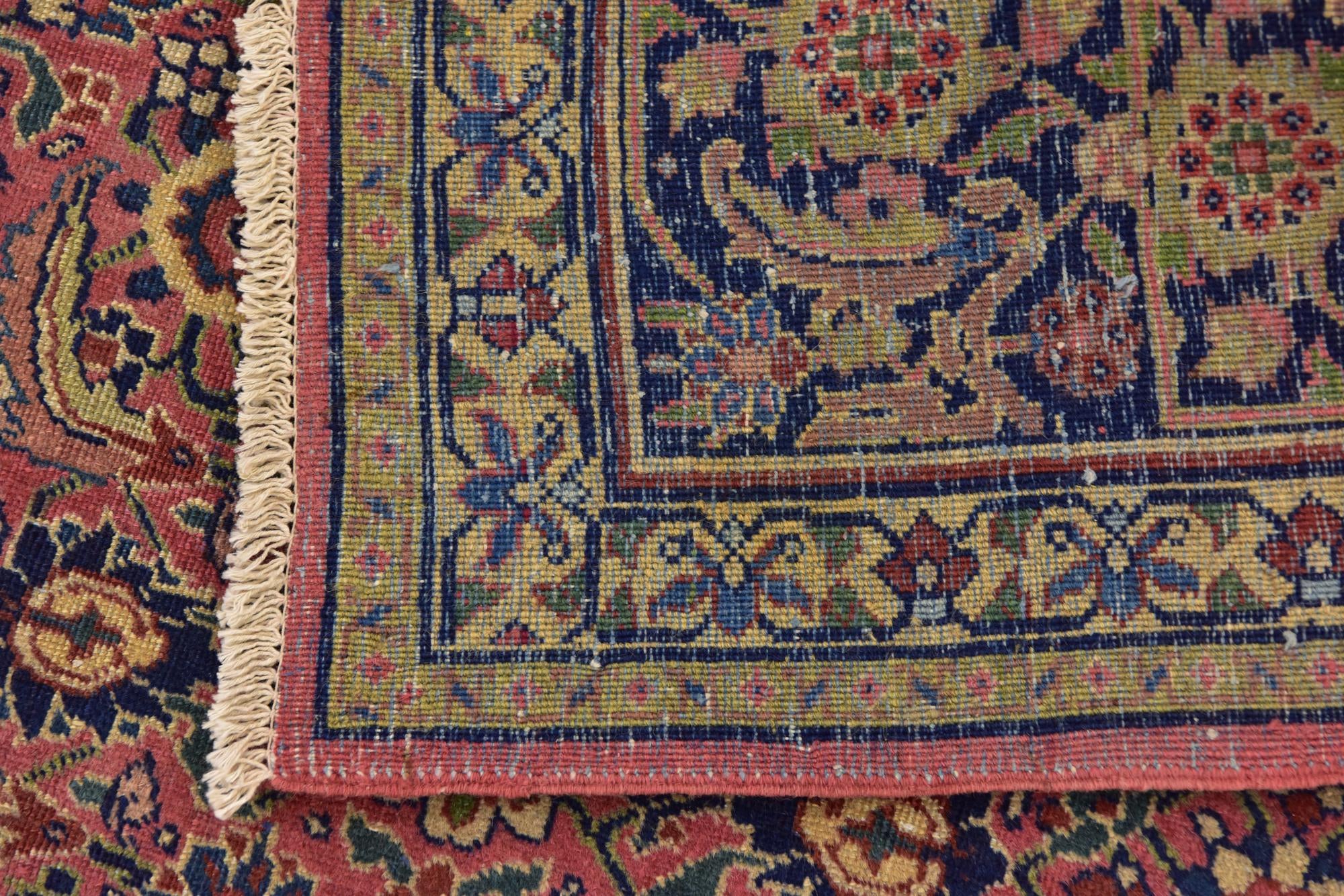 8' 6 x 11' 4 Hand Knotted Sarough Persian Wool Rug