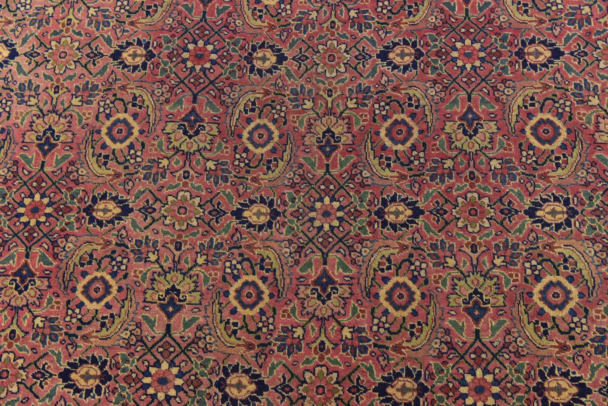 8' 6 x 11' 4 Hand Knotted Sarough Persian Wool Rug