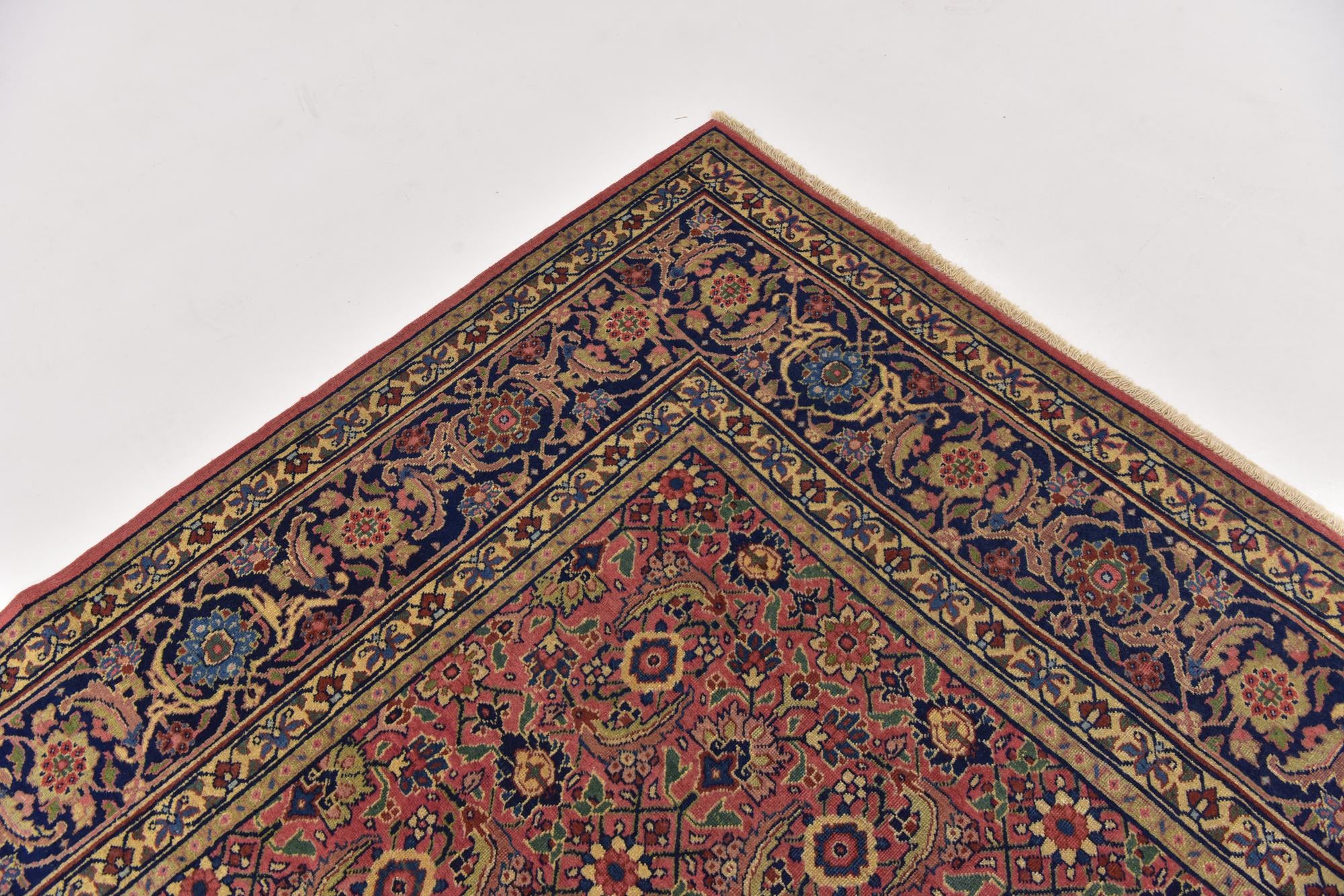 8' 6 x 11' 4 Hand Knotted Sarough Persian Wool Rug