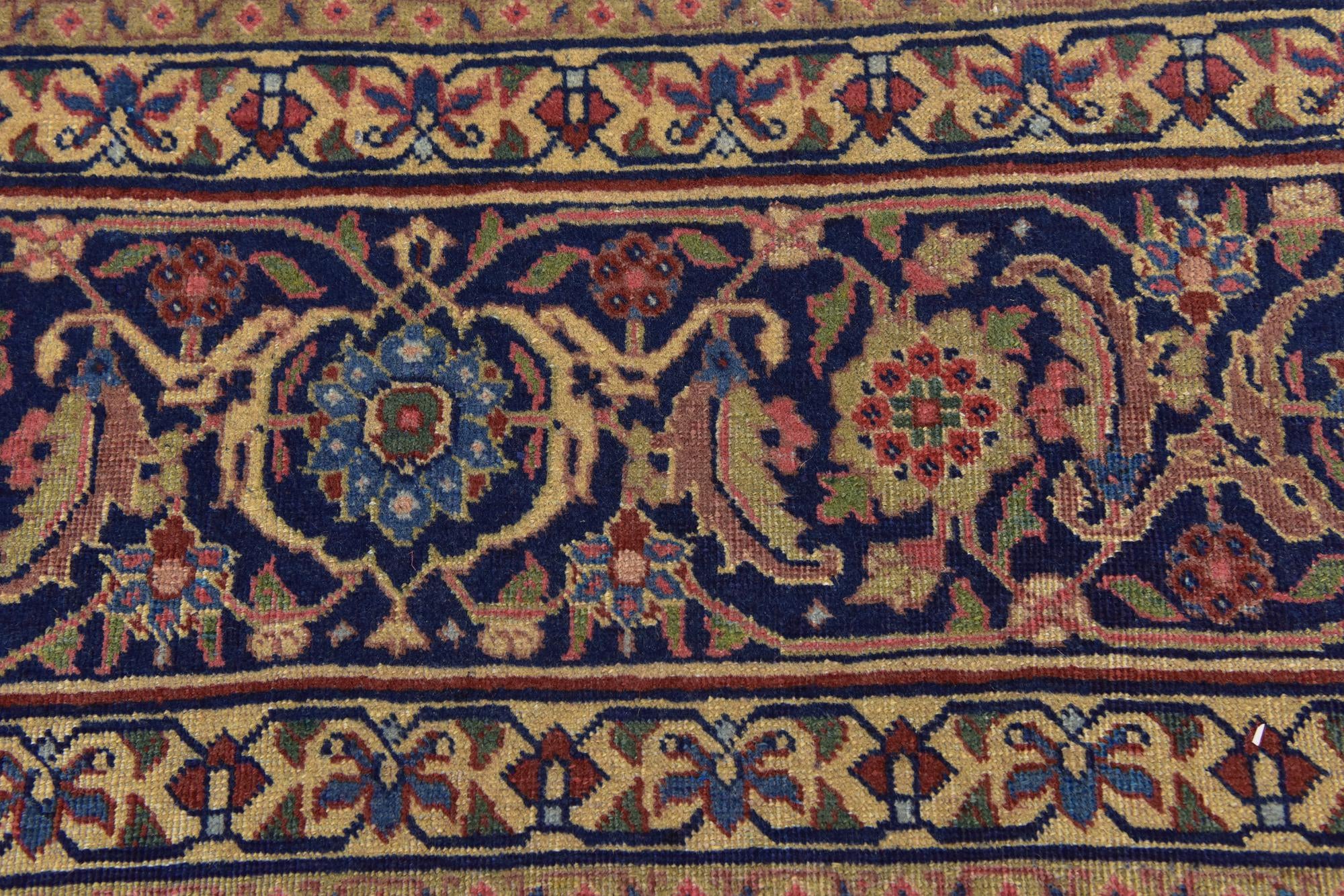 8' 6 x 11' 4 Hand Knotted Sarough Persian Wool Rug