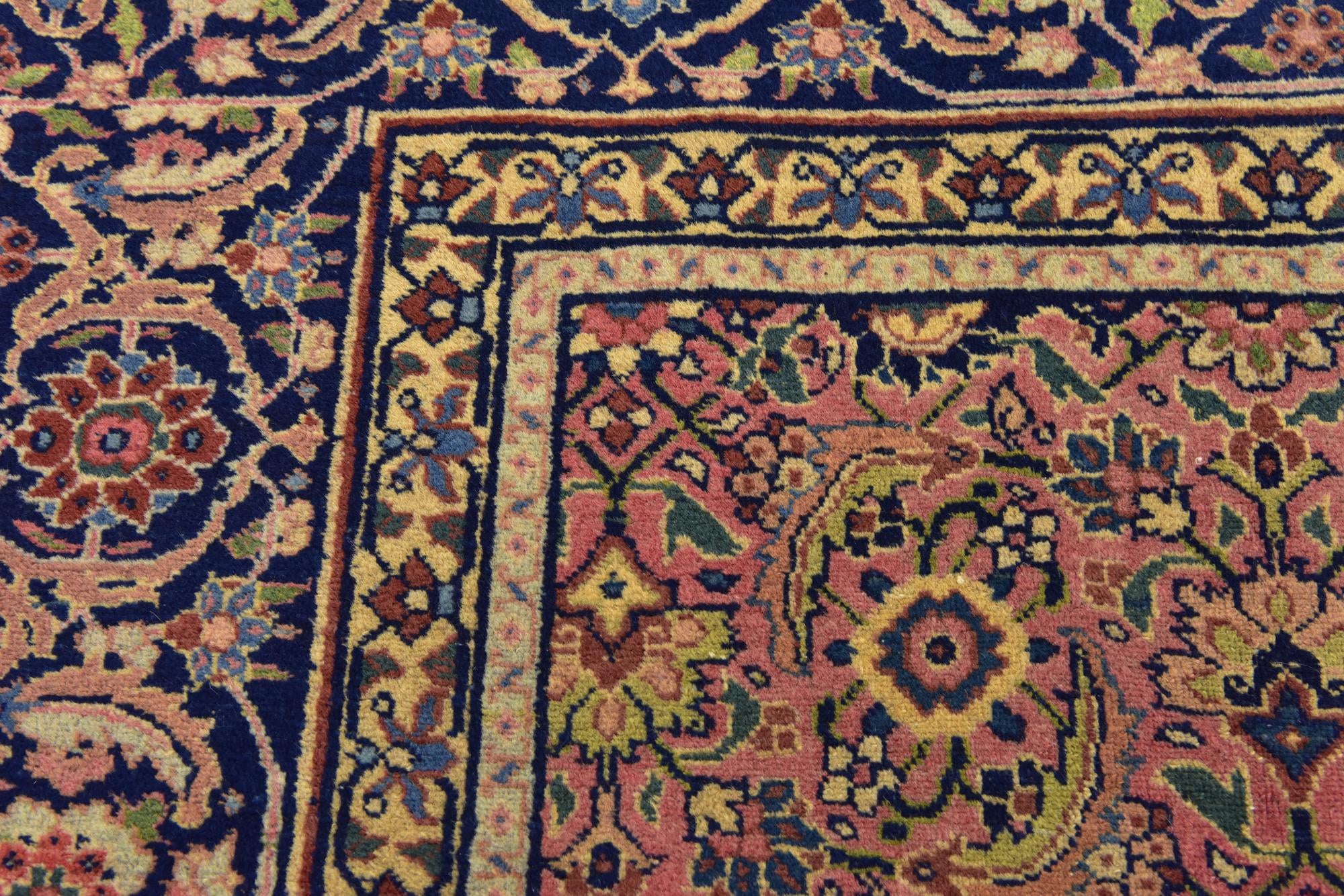 8' 6 x 11' 4 Hand Knotted Sarough Persian Wool Rug