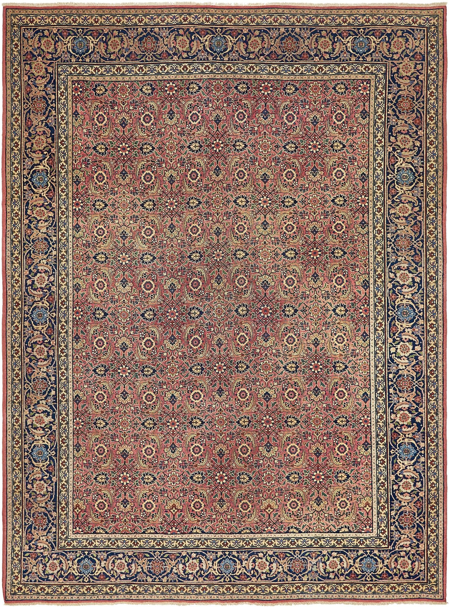 8' 6 x 11' 4 Hand Knotted Sarough Persian Wool Rug