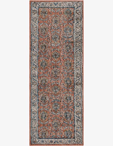 Salmon Pink Nyla Runner Rug