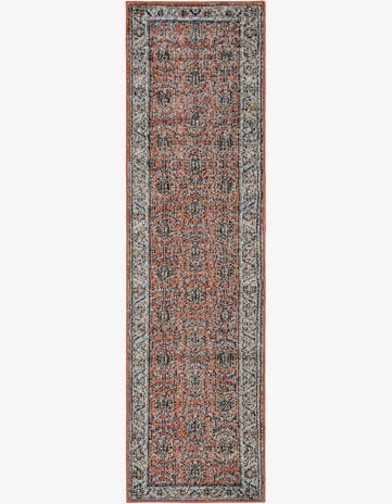 Salmon Pink Nyla Runner Rug