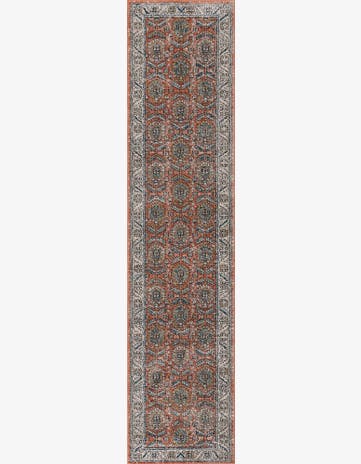 Salmon Pink Nyla Runner Rug