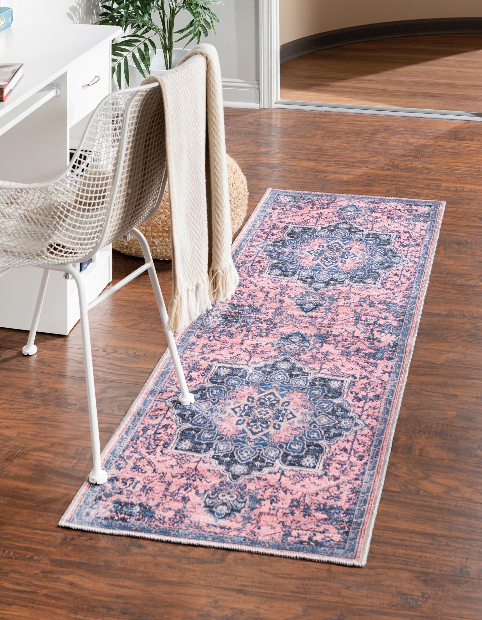 2' x 6' Washable Renaissance Runner Rug