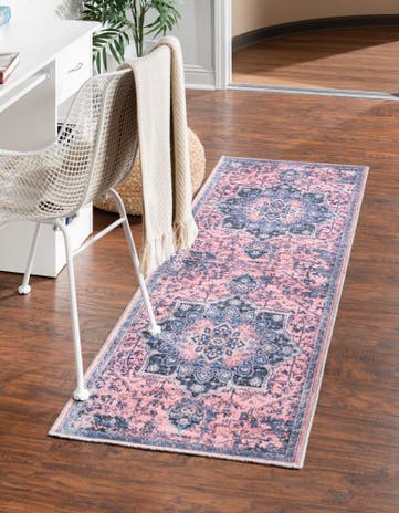 2' x 6' Washable Renaissance Runner Rug