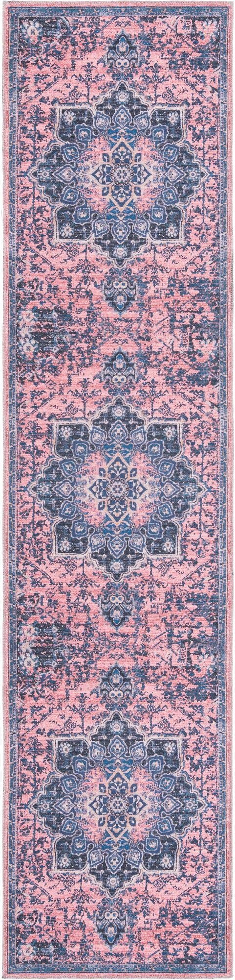 Primary image 2' 7 x 12'  Washable Renaissance Runner Rug
