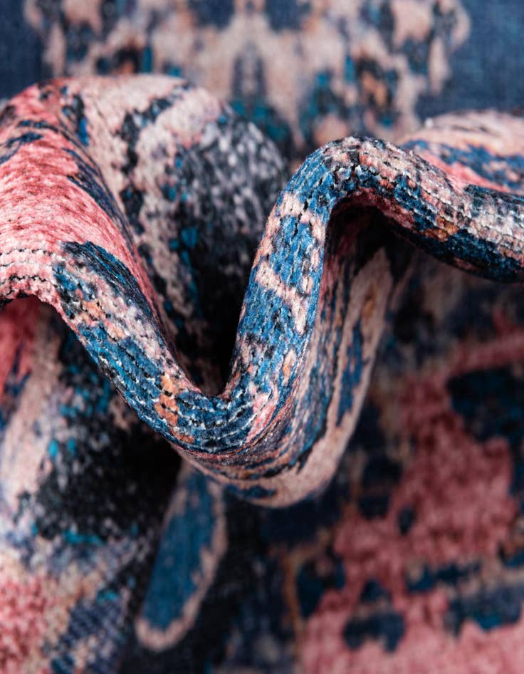 Detail image of 5' 3 x 5' 3 Washable Francesca Square Rug