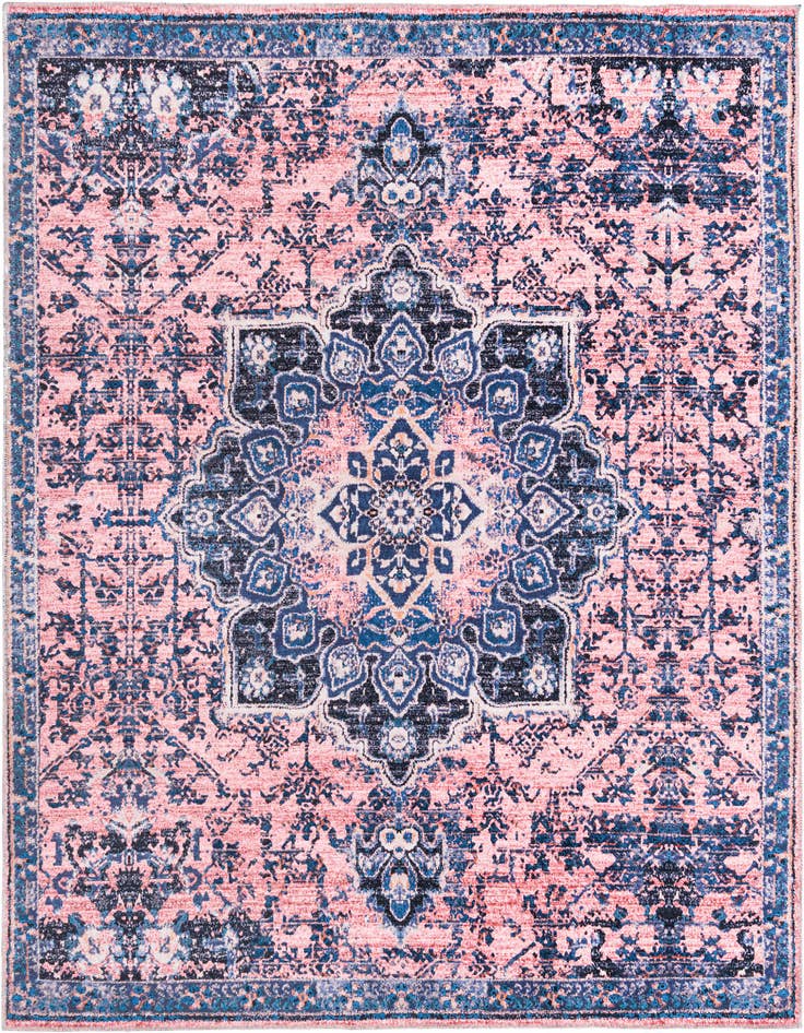 Detail image of 7' 10 x 7' 10 Washable Renaissance Square Rug
