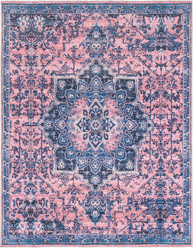 Detail image of 7' 3 x 7' 3 Washable Renaissance Square Rug