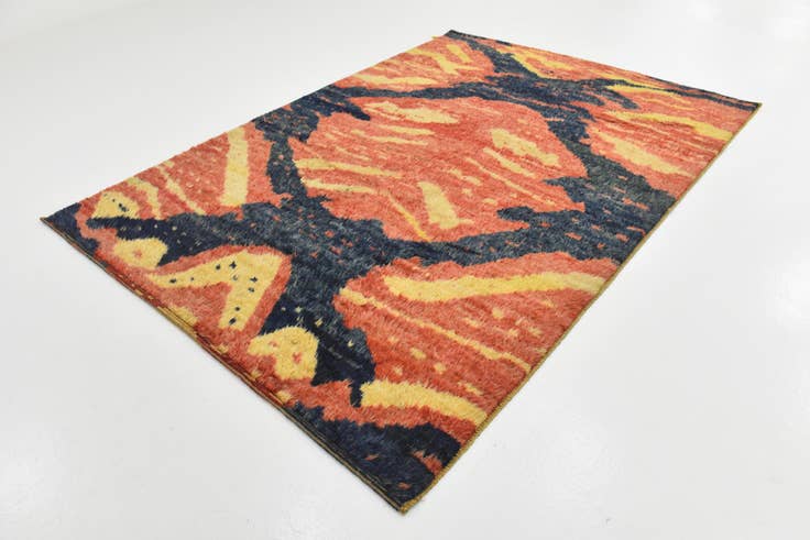 Detail image of 6' 7 x 9' 2 Hand Knotted Darya Wool Rug