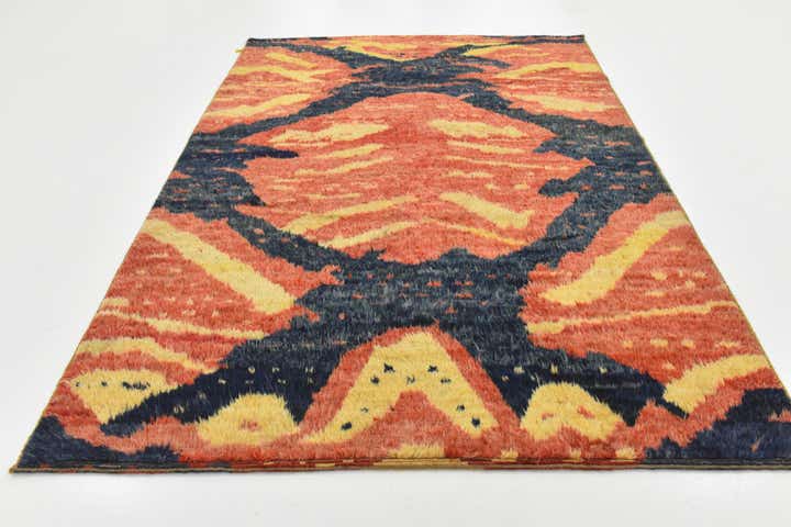 6' 7 x 9' 2 Hand Knotted Darya Wool Rug