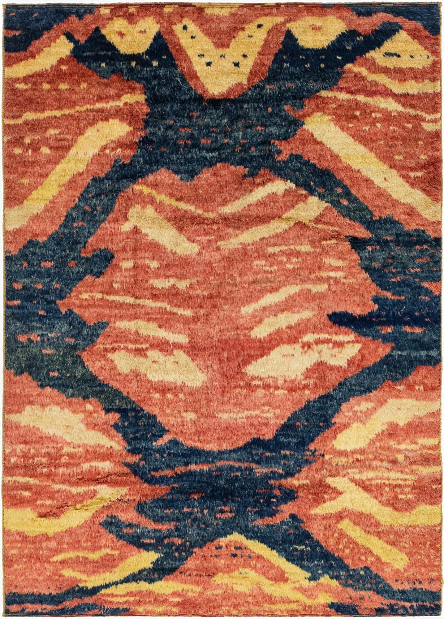 6' 7 x 9' 2  Hand Knotted Darya Wool Rug