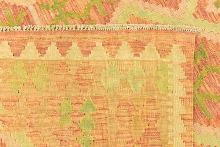 4' 10 x 6' 7 Hand Woven Kilim Waziri Wool Rug