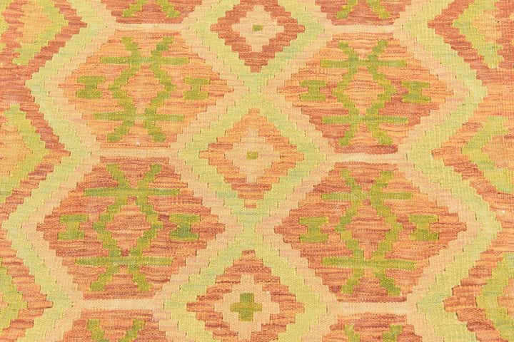 4' 10 x 6' 7 Hand Woven Kilim Waziri Wool Rug