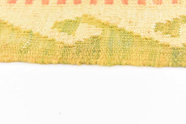 4' 9 x 6' 8 Hand Woven Kilim Waziri Wool Rug