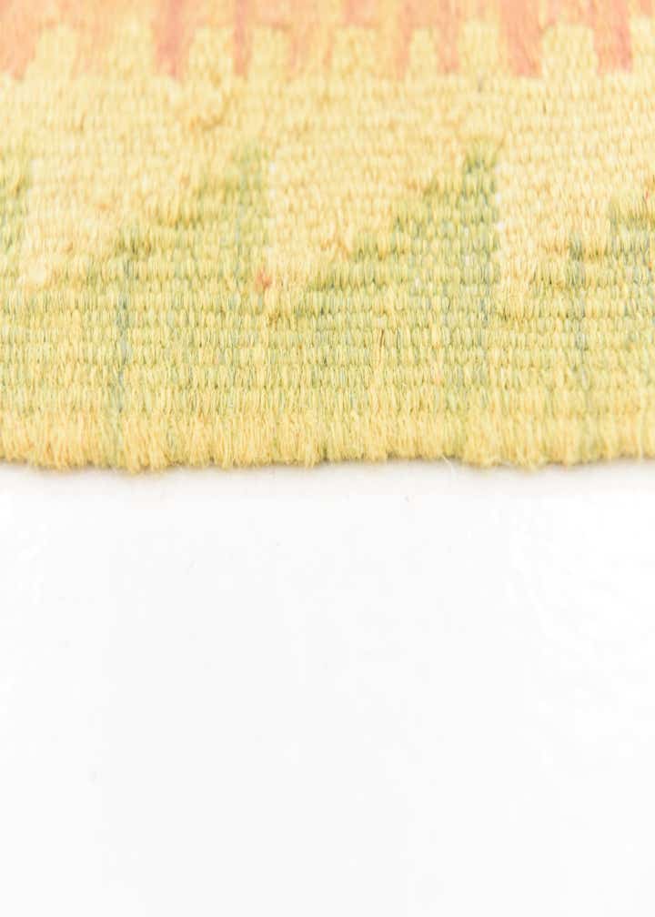 4' 9 x 6' 7 Hand Woven Kilim Waziri Wool Rug