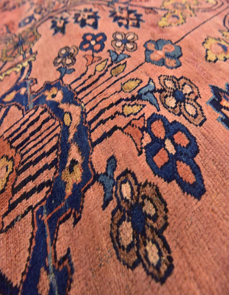 Detail image of 8' 10 x 12'  Hand Knotted Liliyan Persian Wool Rug