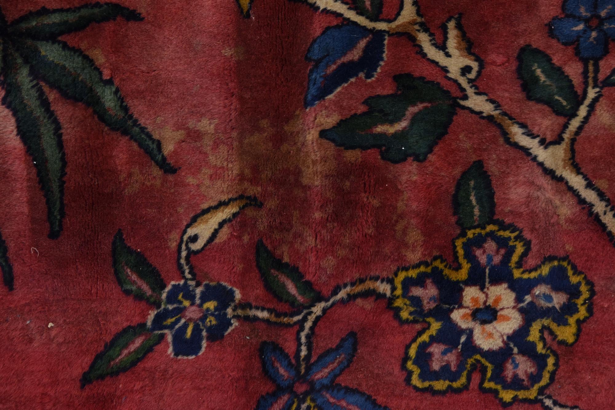 16' 7 x 26' 7 Hand Knotted Sarough Persian Wool Rug
