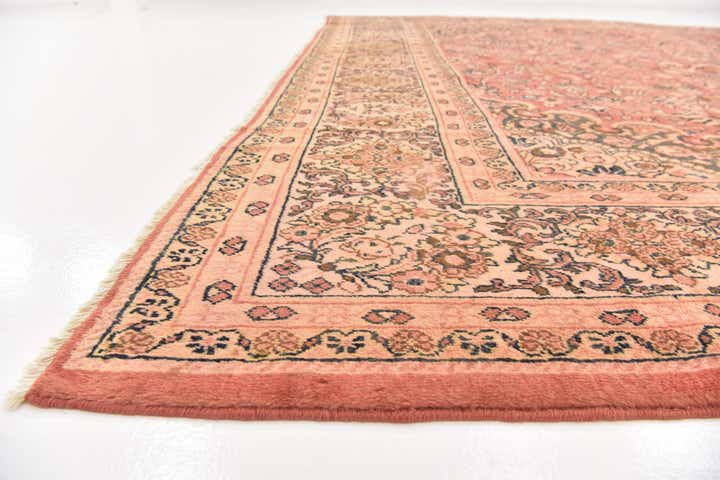 10' 6 x 13' 9 Hand Knotted Sarough Persian Wool Rug