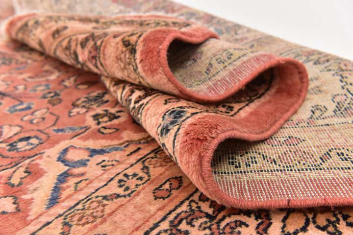 10' 6 x 13' 9 Hand Knotted Sarough Persian Wool Rug