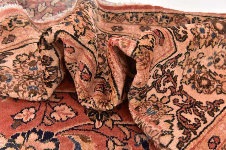 10' 6 x 13' 9 Hand Knotted Sarough Persian Wool Rug