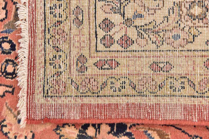 10' 6 x 13' 9 Hand Knotted Sarough Persian Wool Rug