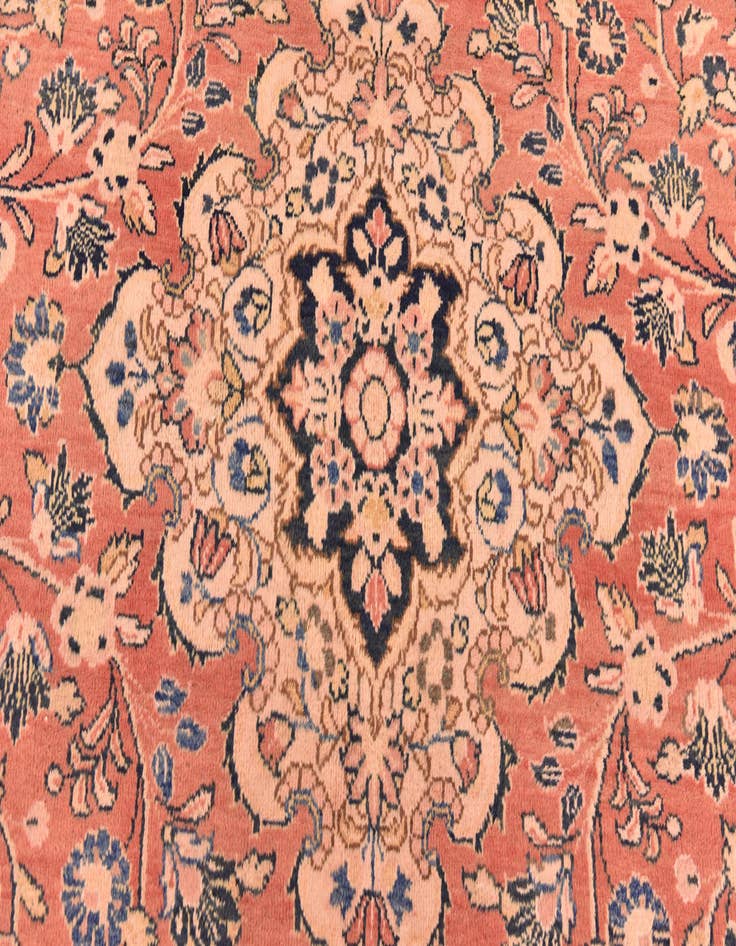 Detail image of 10' 6 x 13' 9 Hand Knotted Sarough Persian Wool Rug