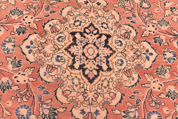 10' 6 x 13' 9 Hand Knotted Sarough Persian Wool Rug