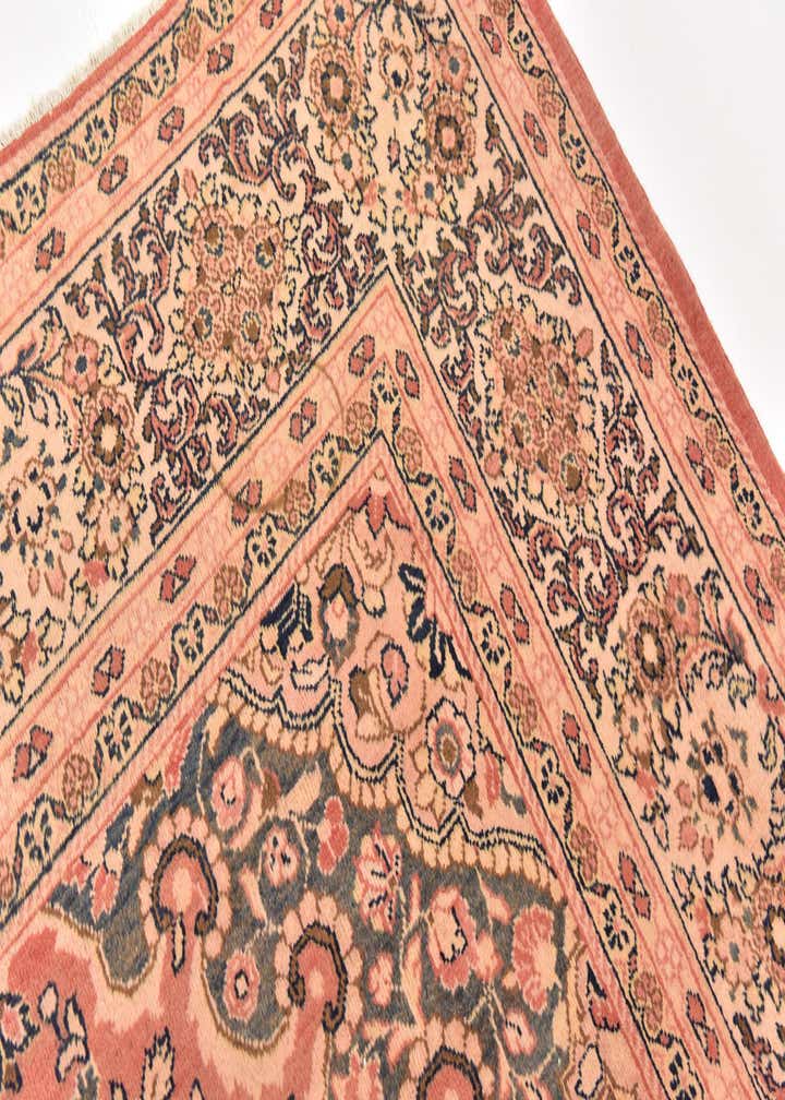 10' 6 x 13' 9 Hand Knotted Sarough Persian Wool Rug