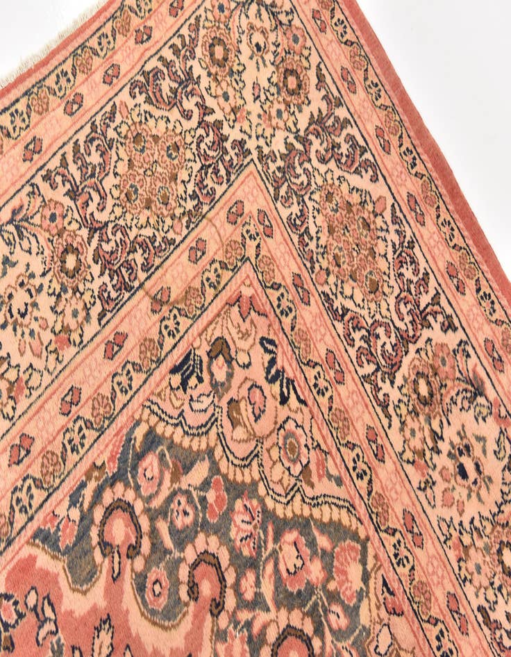 Detail image of 10' 6 x 13' 9 Hand Knotted Sarough Persian Wool Rug