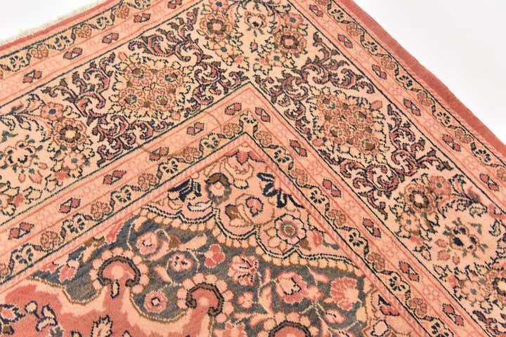 10' 6 x 13' 9 Hand Knotted Sarough Persian Wool Rug
