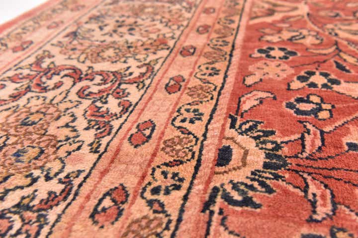 10' 6 x 13' 9 Hand Knotted Sarough Persian Wool Rug